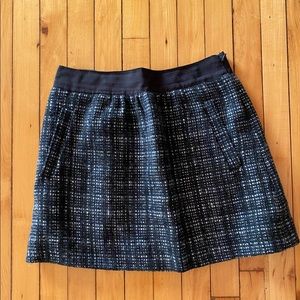 J. Crew Wool Mini Skirt